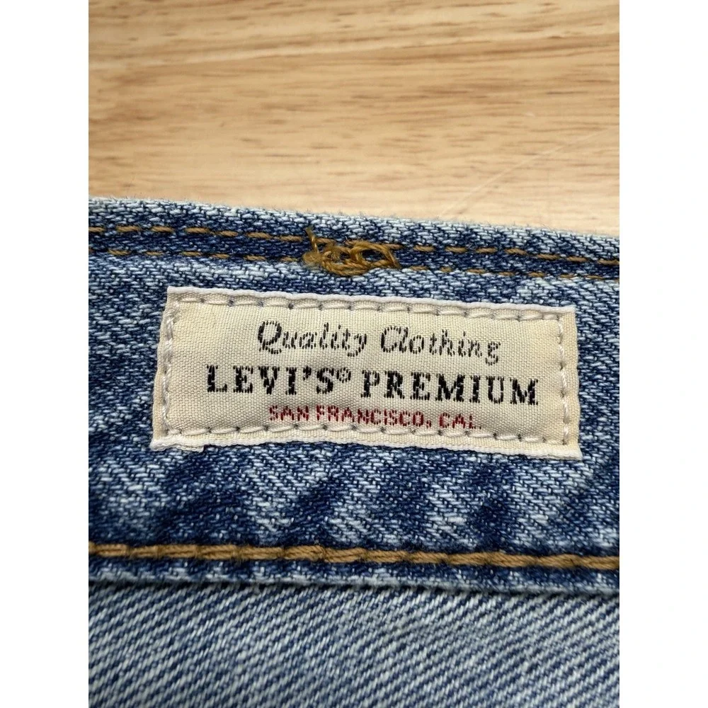 Levi Premium 568 LOOSE 34X32‎ Lightweight Denim X Linen Baggy Barrel Jeans NWT
